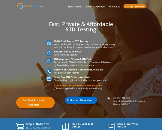 Online STD Checkup Logo